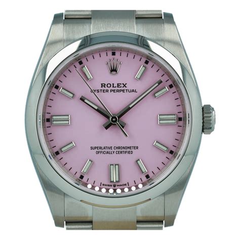 pink rolex oyster perpetual|rolex oyster perpetual 36mm price.